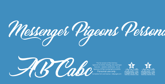 Messenger Pigeons Personal Use