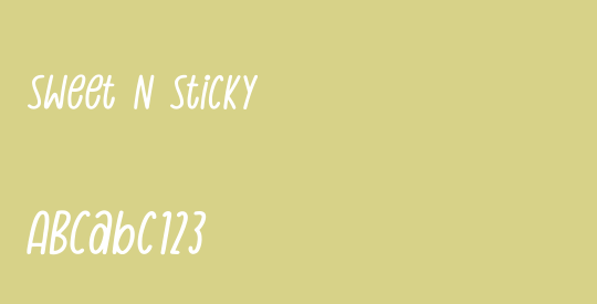 Sweet N Sticky