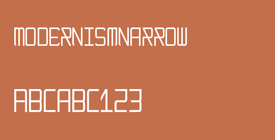 ModernismNarrow