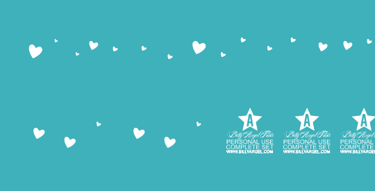 QUIRKY LOVE HEARTS PERSONAL USE