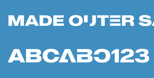 MADE Outer Sans Alt