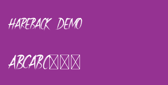 Hareback Demo