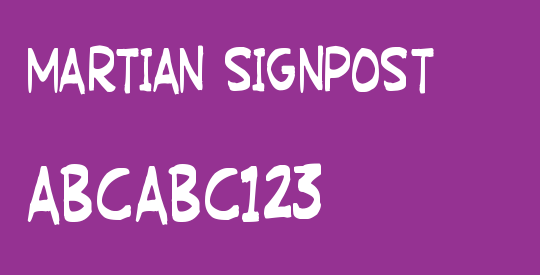 Martian Signpost