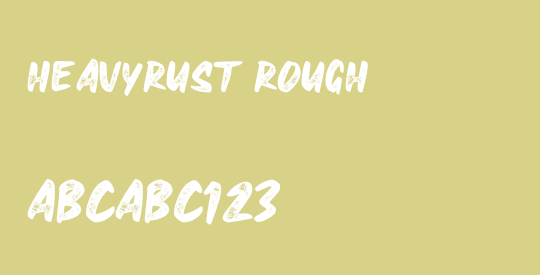 HEAVYRUST ROUGH
