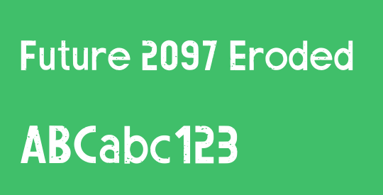 Future 2097 Eroded