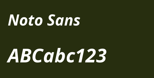 Noto Sans
