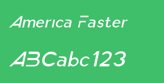 America Faster