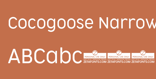 Cocogoose Narrow Trial