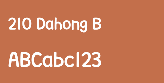 210 Dahong B