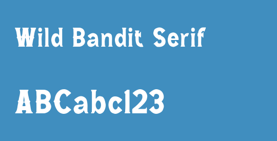Wild Bandit Serif