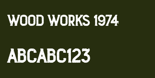 Wood Works 1974