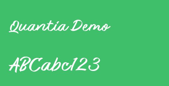 Quantia Demo