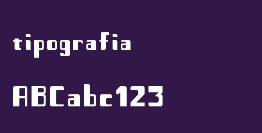 tipografia