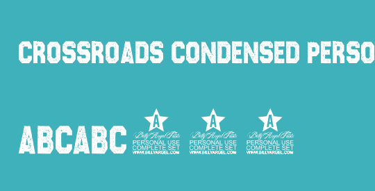 CROSSROADS CONDENSED PERSONAL U