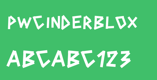 PWCINDERBLOX
