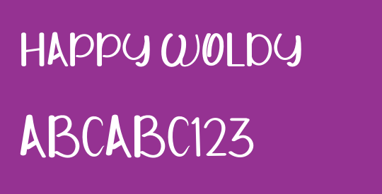 HAPPY WOLDY
