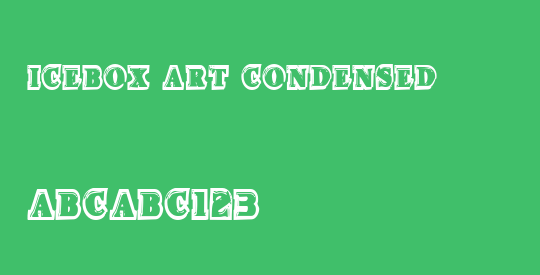 Icebox Art Condensed