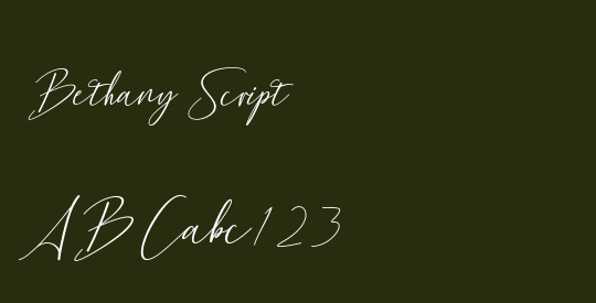 Bethany Script