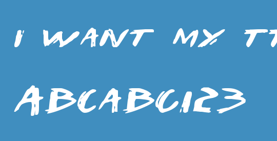 I Want My TTR! Expanded