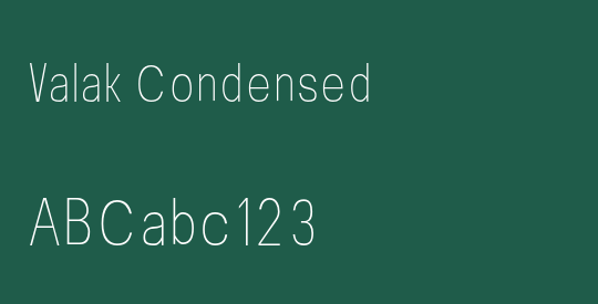 Valak Condensed