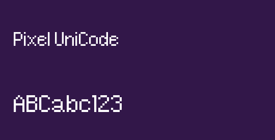 Pixel UniCode