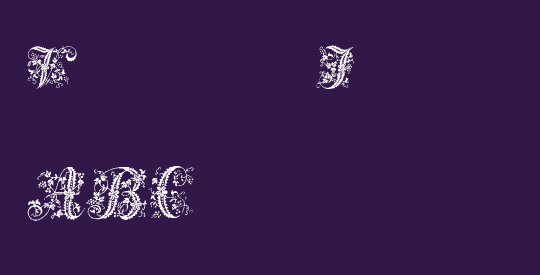 Victorian Initials One