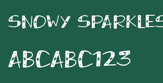 Snowy Sparkles