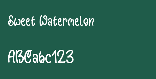 Sweet Watermelon