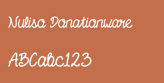 Nuliso Donationware