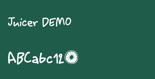 Juicer DEMO