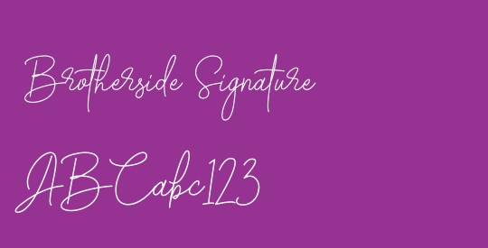 Brotherside Signature