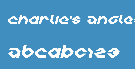Charlie's Angles Expanded Italic
