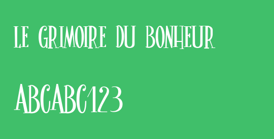Le Grimoire du Bonheur