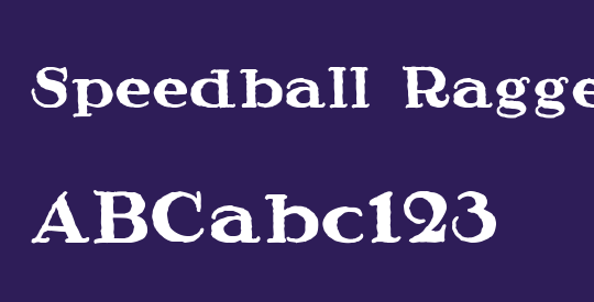 Speedball Ragged