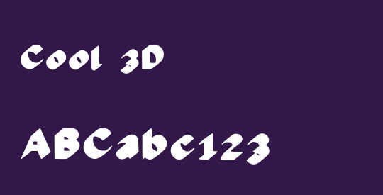 Cool 3D