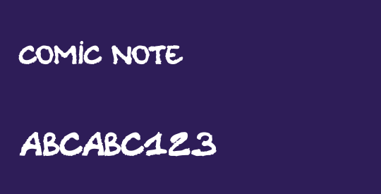 Comic Note
