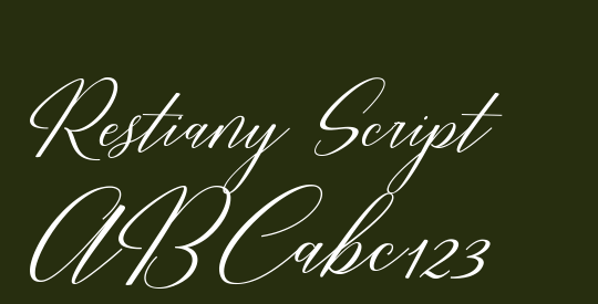 Restiany Script