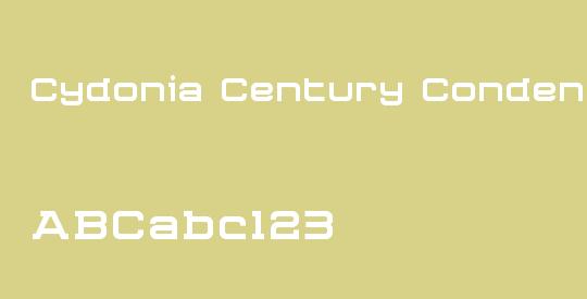 Cydonia Century Condensed