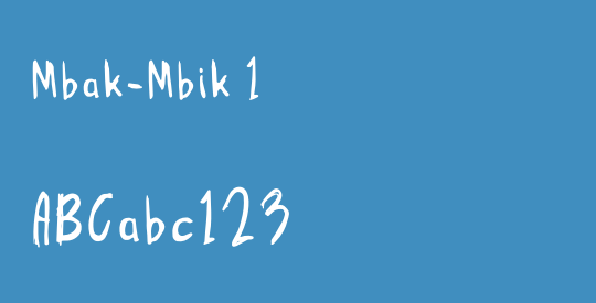 Mbak-Mbik 1