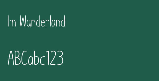 Im Wunderland