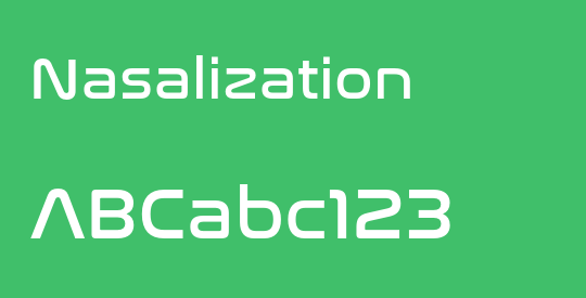 Nasalization