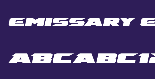 Emissary Expanded Italic