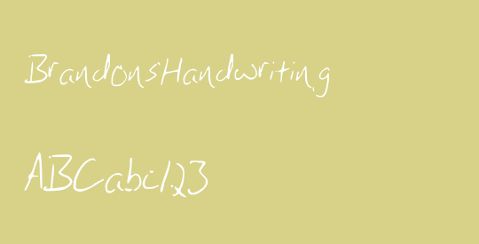 BrandonsHandwriting