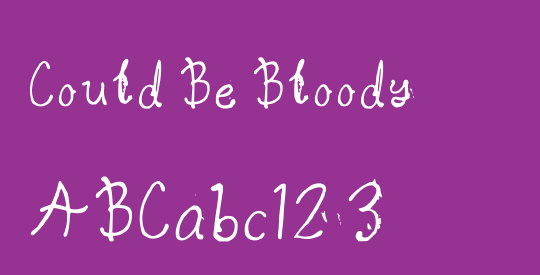 Could Be Bloody