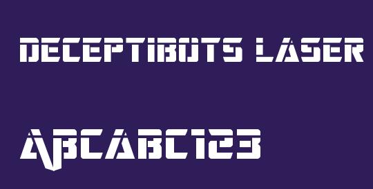Deceptibots Laser