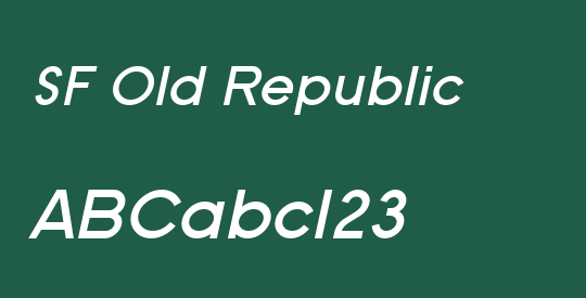 SF Old Republic