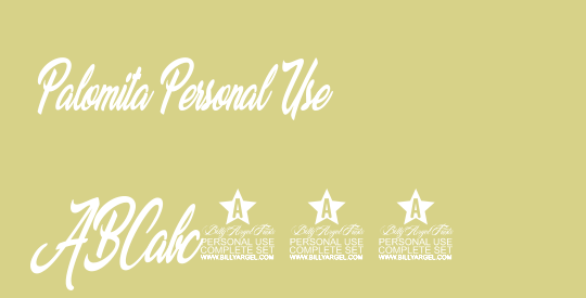 Palomita Personal Use