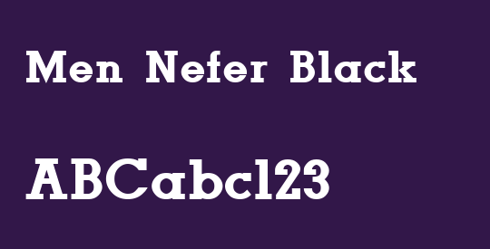 Men Nefer Black