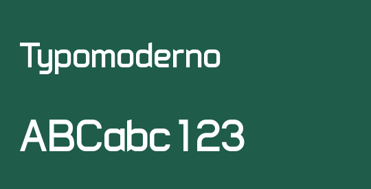 Typomoderno