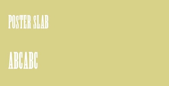 Poster Slab